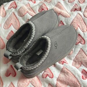 UGG Charcoal Suede Slip-Ons